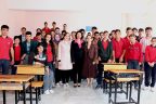 Öğrencilere deneyimlerini aktardı