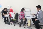 Çamelili öğrenciler göz taramasından geçiriliyor
