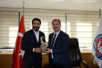 Ünlü tasarımcı Malkoç, DTO’yu ziyaret etti