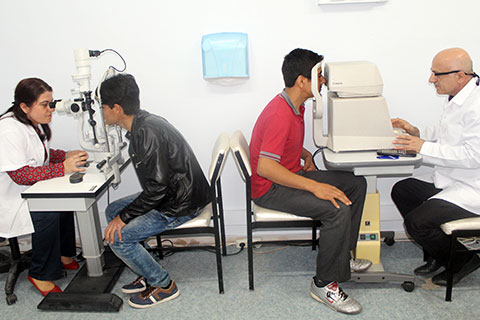 Kale’de 3.500 öğrenciye göz taraması