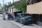 Duvar ve balkona çarparak durabildi