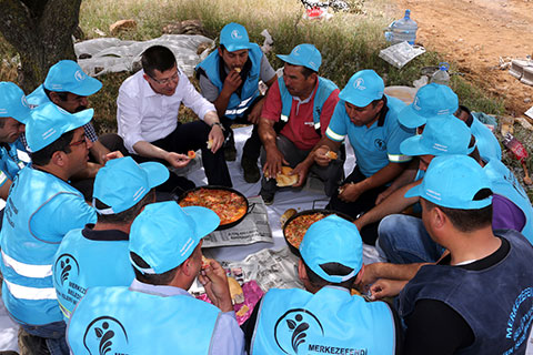 Subaşıoğlu’nun menemen molası