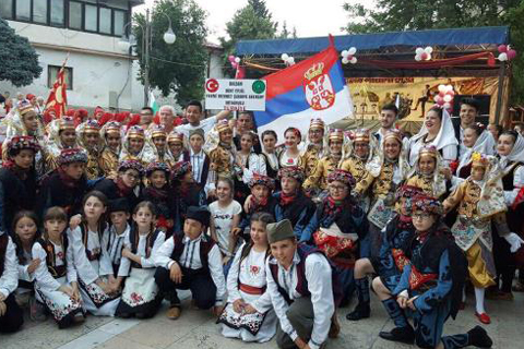Makedonya’da festivale katıldı