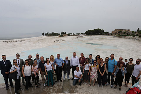 Ulusal medya temsilcileriyle Denizli turu