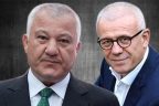 Ertuğrul Özkök ve Fatih Çekirge cenaze için geldi