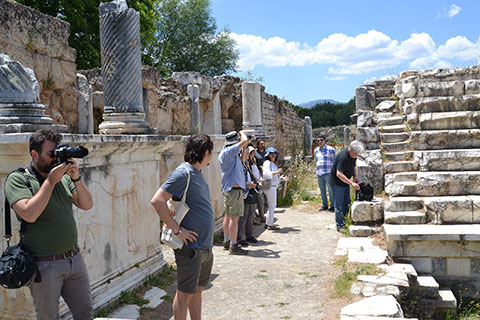 İtalyanlar Pamukkale’ye hayran kaldı