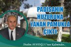 PADİŞAHIN HUZURUNA YANAN PAMUKLA ÇIKTI