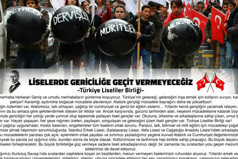 O bildiriye imza atan 365 liseden 16’sı Denizli’den