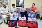 Gürlesin’den üçüzlere 3 çanta hediye