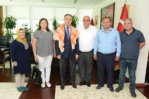 Vali Altıparmak’a ziyaretçi akını