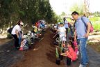 Fidan yetiştirmenin aşamalarını gördüler