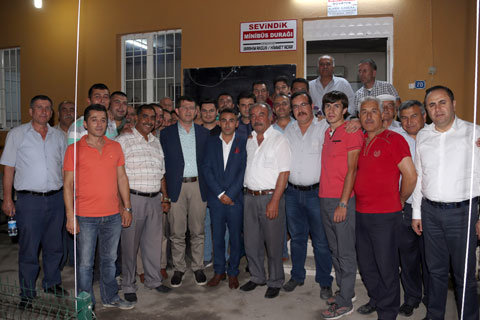 Subaşıoğlu minibüsçülerle iftar yaptı