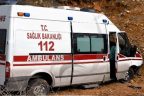 Ambulans kazası ucuz atlatıldı