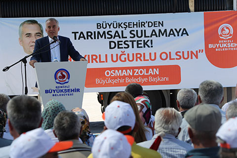 Büyükşehir’den çiftçiye destek