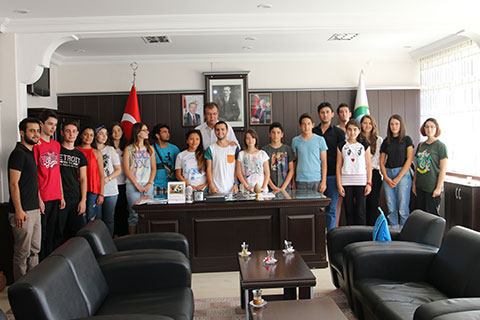 Yabancı öğrencilerden Güven’e ziyaret