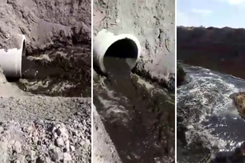Taşkınla karıştı denilen su bakın Dalaman’a nasıl akıyor