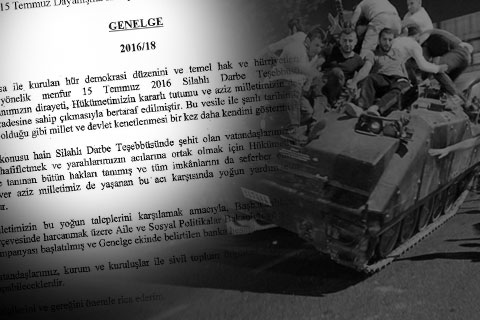 Darbe mağdurları için yardım kampanyası