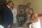 Şahin Tin darbe girişiminde yaralananları ziyaret etti