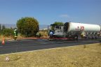 Sarayköy’de tanker yandı