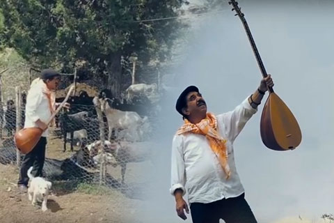 Çamelili sanatçıya 72 yaşında ilk klip