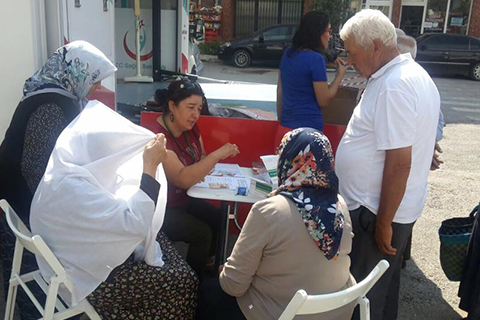 Kızılcabölük’te kanser taraması