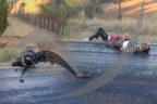 Tavas’ta motosiklet kazası: 2 yaralı