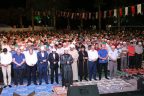 İncilipınar Parkı’nda teravih namazı