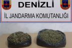 Çivril ve Honaz’da 2 kilo esrar ele geçirildi