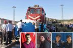Tren kazasında hayatını kaybeden 4 kişi toprağa verildi