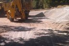 Acıpayam’da yol çalışması
