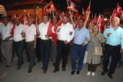 Çal’da büyük dayanışma