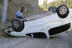 Viraja hızlı girince…