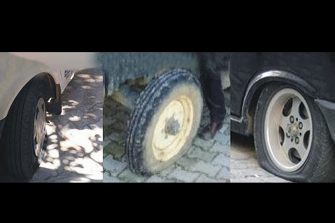 Araç sahiplerine lastik şoku