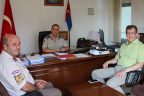 Başkan Güven’den komutana ziyaret