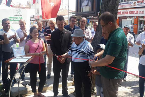 Şehitleri resim sergisiyle anma