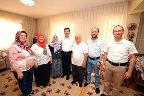 Subaşıoğlu’nu evinde ağırladı