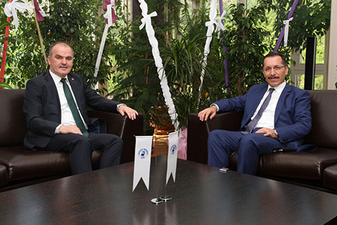 Subaşıoğlu ve Gürlesin’den Rektör Bağ’a ziyaret