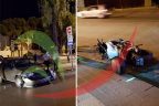 Valilik önünde kaza, 1 polis yaralandı
