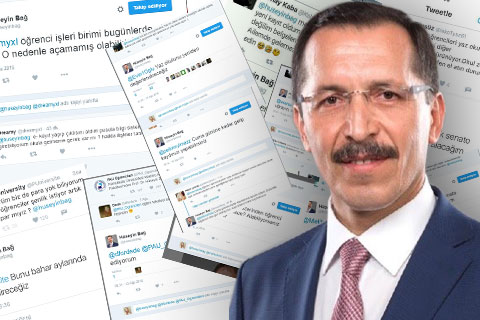 Rektöre ulaşmak bu kadar kolay olmamıştı