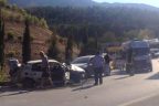 Şahin Tepesi’nde kaza: 2 yaralı