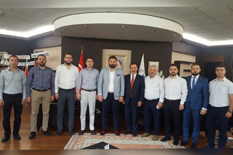 TÜMSİAD yönetimi Rektör Bağ’ı ziyaret etti
