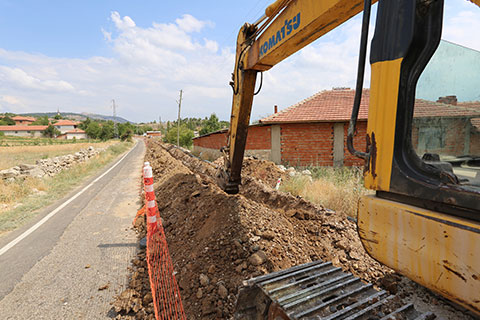 Uzunpınar’ın alt yapısı yenileniyor