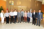 Vali Altıparmak, DENİB yönetimi ile biraraya geldi
