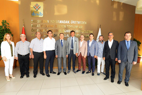 Vali Altıparmak, DENİB yönetimi ile biraraya geldi