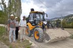 Çameli’de 1 aile için yol çalışması