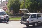 Araç takla attı, sürücü yaralandı