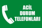 Bu numaraları not edin