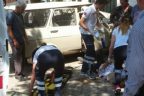 Duvara ve minareye çarparak durabildi