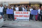CHP’li gençlerden kadına şiddet protestosu