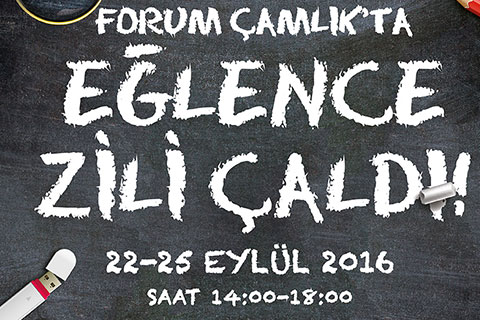 Forum Çamlık’ta eğlence zili çaldı